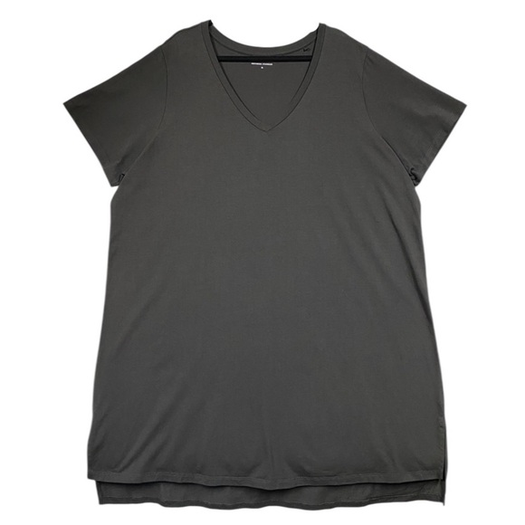 Universal Standard Tesino Washed Jersey Dress Size XL (26-28) Black - Picture 2 of 8